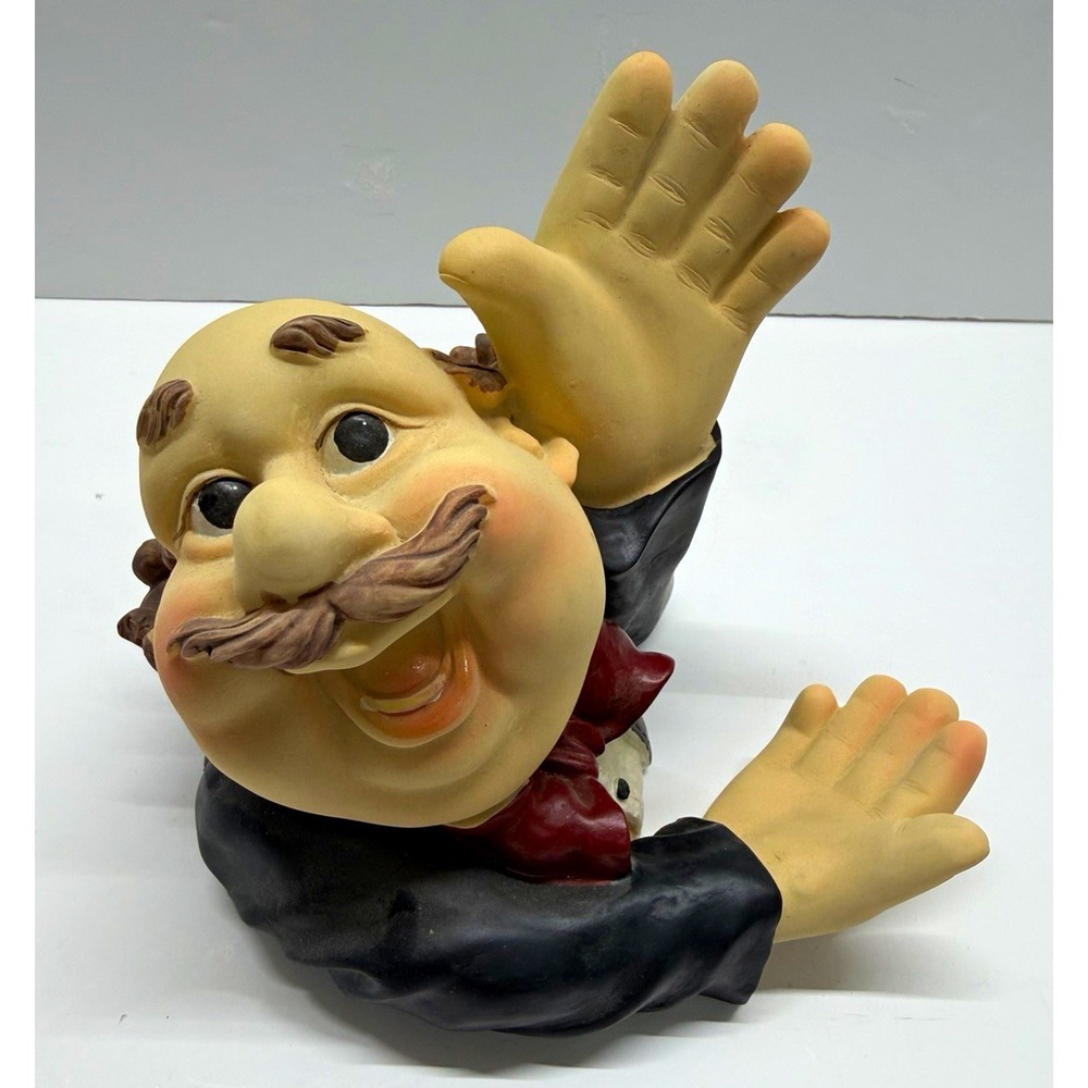 Alliance Trading Inc Butler Novelty Wine Bottle Holder Figurine Man Bar Warming